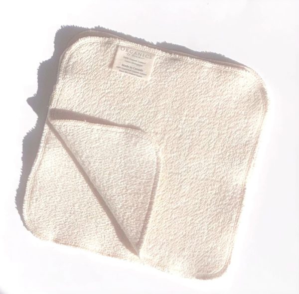 Organics by Heather -Organic Cotton Washcloth- 2ply