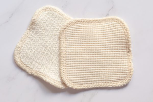 Organic Cotton Mini Facial Cloths ( Terry &Waffle)