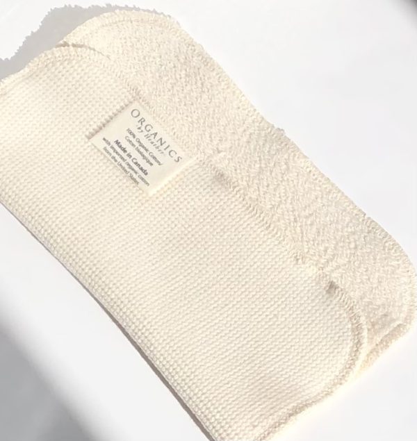 Organic Washcloth- Terry & Waffle