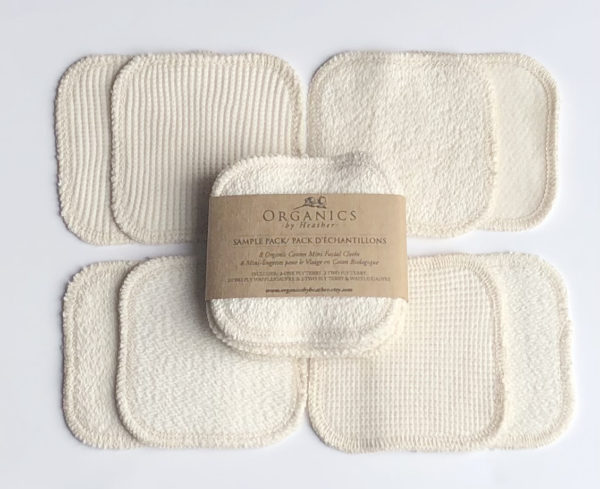 Sample Pack Reusable Cotton Mini Facial Cloths